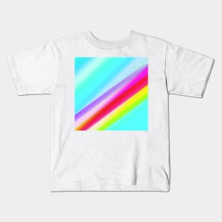 colorful rainbow texture art Kids T-Shirt